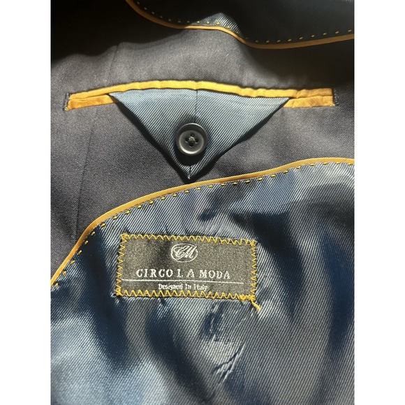 Italian Suit CoatCIRCLO LA MODA Men's Large Suit Coat Designed In Italy